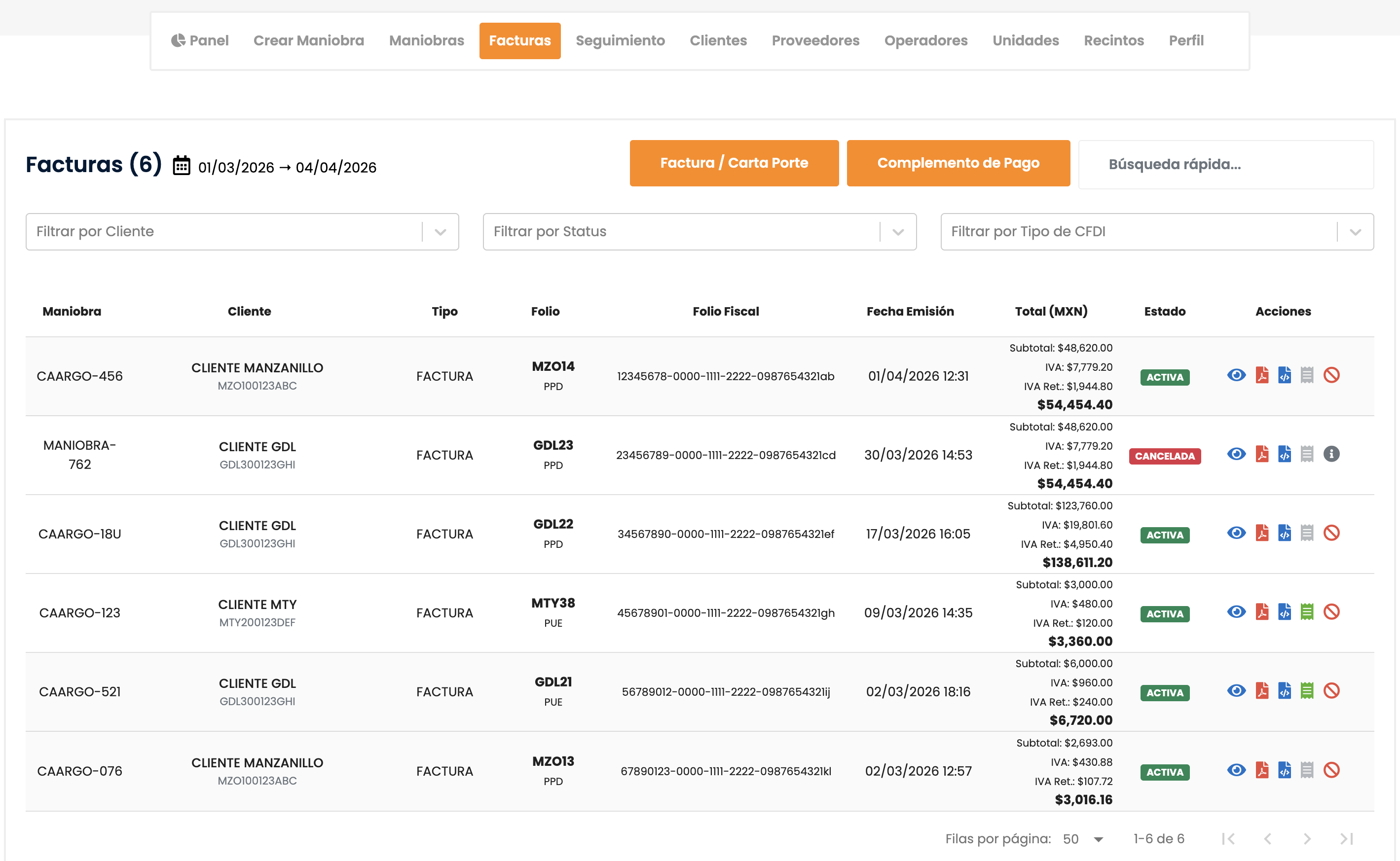Facturación electrónica